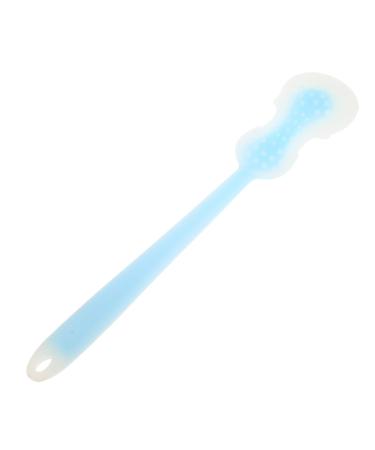 Magiclulu Capping board for violin silicone massage tab Manual back massage device Health wellness hammer neck massage device Massage supply shoulder-neck massage pat meridian tool 30x6x0.8cm blue