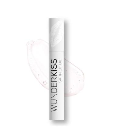 WUNDER2 WUNDERKISS Satin Lip Oil - Anti Aging Lip Treatment for Moisturized Lips, 0.13 Fl Oz