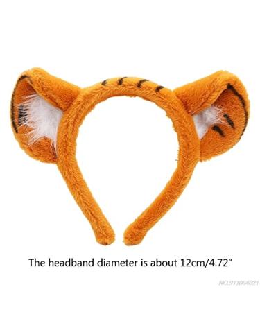 2Pack Tiger Ear Headbands - Cute Fashion Fluffy Soft Plush Headwear for Women & Girls - Buy Online on GoSupps.com