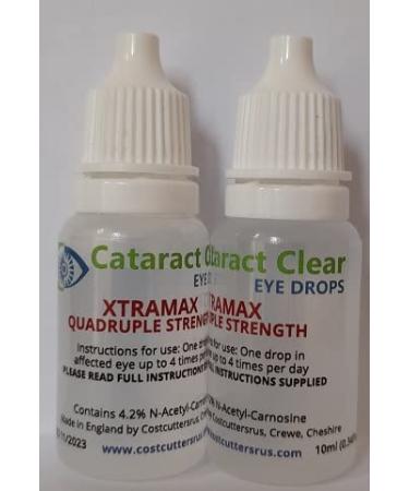 Cataract Clear Eye Drops - 2 x 10ml Bottles - Buy Online on GoSupps.com