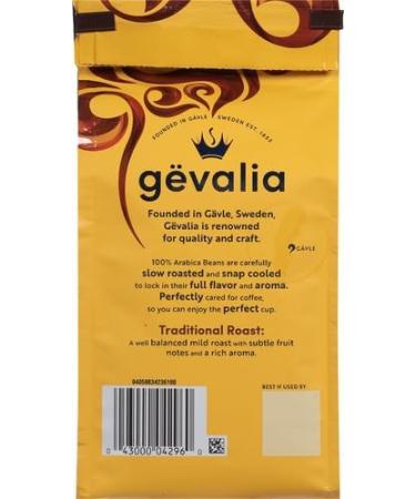 Gevalia Kaffe Traditional Roast Mild Ground Coffee 340g Bag - Buy Online on GoSupps.com