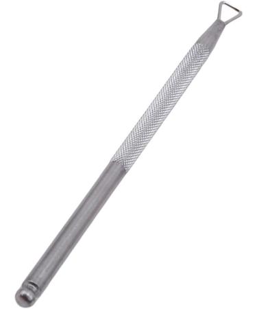 Cuticle Pusher Stainless Steel Triangle Cuticle Peeler Scraper Remove Gel Nail Polish Nail Art Remover Tool(Silver Color) - Buy Online on GoSupps.com