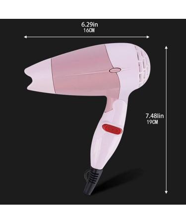 RSSK Mini Folding Hair Dryer Portable Travel With Hot And Cold Wind Hotel Home Student Dormitory Constant Temperature Hair Care - Buy Online on GoSupps.com
