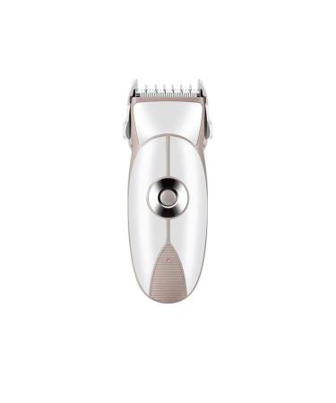 QUUL Baby Electric Hair Clipper Electric Hair Clipper Rechargeable Waterproof Mute Hair Clipper Child Baby (White)