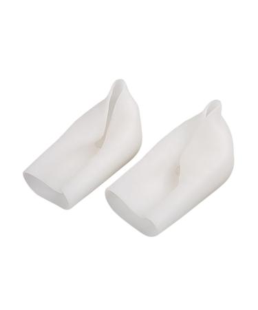 FRCOLOR 1 Pair Height Increase Insert Silicone Heel Guards Heel Cushion Inserts Shoe Lifts Heel Lift Inserts White Medium