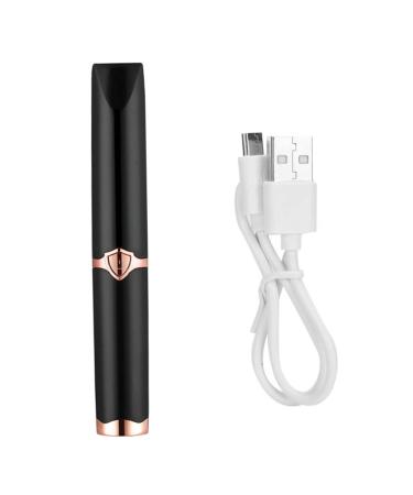 1 Pcs Heated Eyelash Curler Electric Retollable Long Lasting Lash Curler for Makeup Black