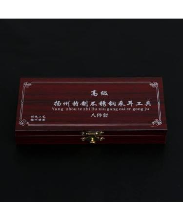 8Pcs Ear Pick Cleaning Health Care Tool - Ear Wax Remover Curette Kit - Buy Online on GoSupps.com