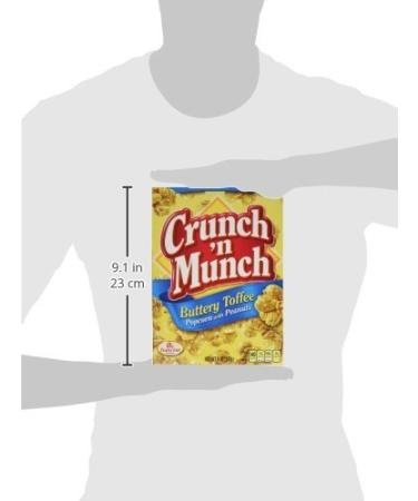 Crunch n Munch Buttery Toffee Popcorn & Peanut Snack 6oz Box (Pack of 3) - Delicious Snack Combo! - Buy Online on GoSupps.com
