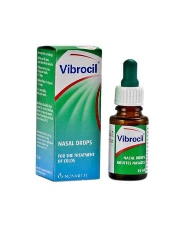 Vibrocil Nasal Drops Acute &Chronic Rhinitis/sinusitis seasonal (Hay Fever) 15ml Trust Quality