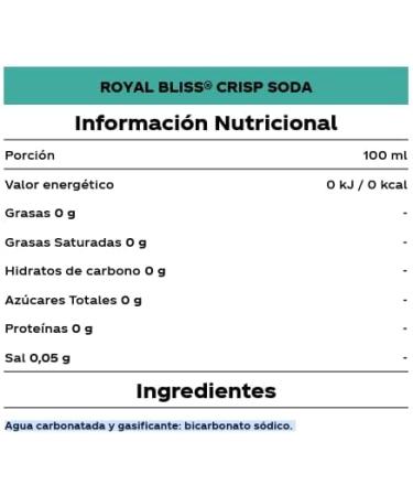 Cobega SA Royal Bliss Soda Glass Bottle 200 ml 24 Pieces - Buy Online on GoSupps.com