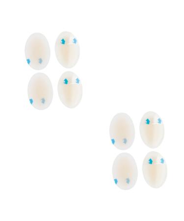 Mobestech 8 Pcs Shoe Pads for High Heels Heel Pads Silicone Shoe Pads Insoles for High Heels Pads Silicone Gel Shoe Pad Shoe Inserts Follow up Invisible Men and Women