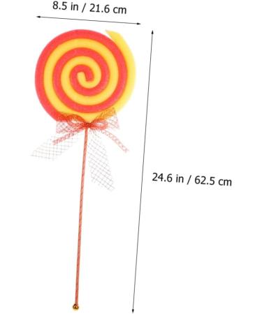 CHILDWEET 2pcs Lollipop Model Giant Fake Lollipops Christmas Lollipop Decorations Large Lollipop Ornaments Faux Lollipop Decor Birthday Lollipops Big Lollipop Prop Toy Studio Photo Plastic - Buy Online on GoSupps.com