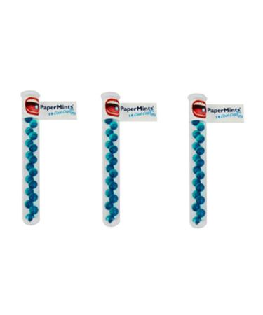 Pape Rmints Cool Caps Breath Refreshers 3 x Tubes of 18 Capsules by Paper Mint 18 Count (Pack of 1)
