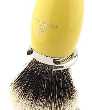 JAG SHAVING Badger Hair Shaving Brush for Men - Premium Resin Handle for Wet Shaving - Buy Online on GoSupps.com