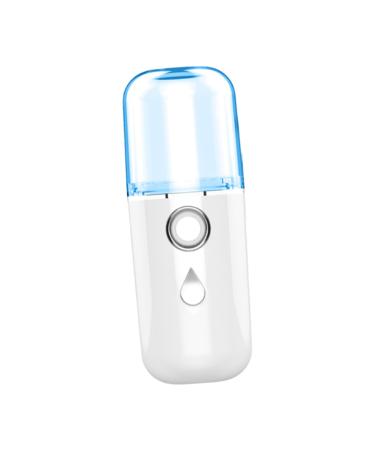 Nano Water Replenishing Instrument Handheld Beauty Instrument Mist Sprayer Moisturizing Hydrator Face Steamer Water Replenishment Instrument Plastic Mini Hydration Instrument White