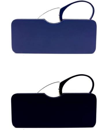 Kokobin 2 Pack Unisex Compact Reading Glasses +3.5 - Slide-Resistant Nose Clip B gellose Visual Aid - Ideal for Travel & Everyday Use - Buy Online on GoSupps.com