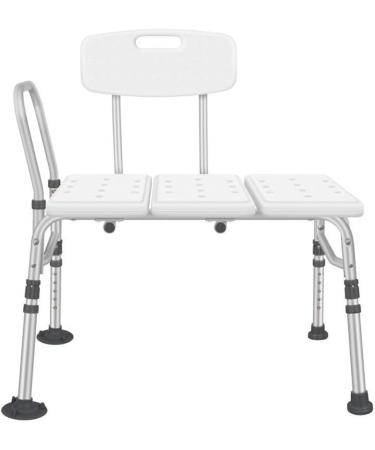 Tub Transfer Stool with Reversible Backrest Heavy Duty Tub and Shower Transfer Stool Adjustable Handicap Shower Bench for Elderly Bariatric Patients - Buy Online on GoSupps.com