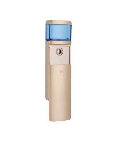 Handy Moisturizing Mist Sprayer  Portable Nano Spray Face Moisturizing Hydrating Steamer Facial Humidifier  Hydration Refreshing (Gold)