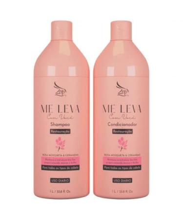 G n rique Zap Me Leva Com Voc Moisturizing Beauty Rosehip and Ceramides - 2x1L