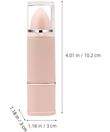 PATKAW Retractable Makeup Brush 2 in 1 Portable Blush Powder Brush Loose Powder Brush Makeup Sponge Foundation Blending Bristle for Cosmetics Supply - Buy Online on GoSupps.com