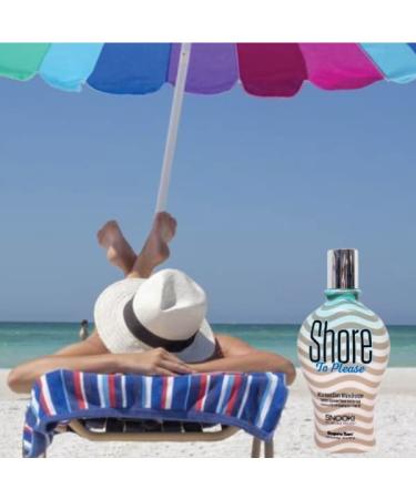 Snooki SHORE TO PLEASE Tanning Bed Lotion - Indoor/Outdoor Tan White DHA Bronzer & Odor Eliminators | 12 oz - Buy Online on GoSupps.com