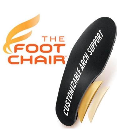 FootChair Orthotics with Adjustable Arch Height Pads | Relieve Plantar Fasciitis & Foot Pain | Women's 11-12.5 & Men's 9-10.5 - International Shipping Available - Buy Online on GoSupps.com