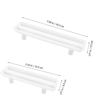 Lurrose Epoxy Resin Mold 2pcs Molde De Silicona Para Resina Crafting Tray Grip Mold Silicone Molds Fixture Fruit Dish - Buy Online on GoSupps.com