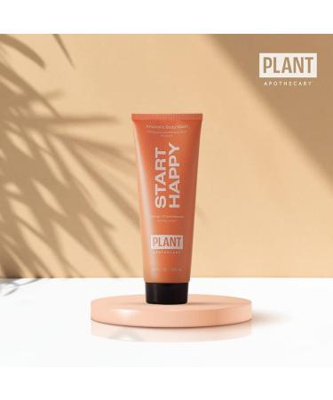 Plant Apothecary Natural Moisturizing Body Wash - Start Happy 8.4oz Citrus Aromatherapy for Men & Women with Bergamot & Vitamin C - Buy Online on GoSupps.com