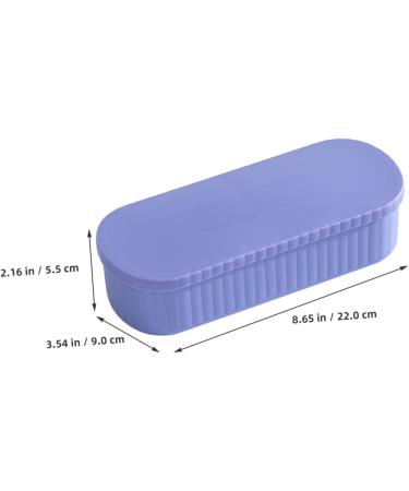 Angoily Makeup Brush Cleaning Boxes Box Makeup Brush Storage Box Purple Miss Container - Makeup Brush Cleaner Boxes - Buy Online on GoSupps.com