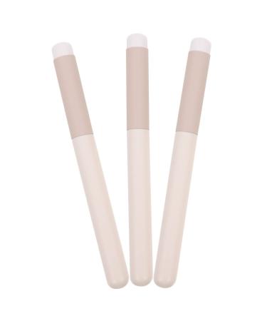 NOLITOY Ladies Suits 3pcs Lipstick Brush Concealer Brush Travel Foundation Brush Makeup Makeup Brush Lip Applicator Lipstick Applicator Miss Make up White Cleaner Nylon Wool