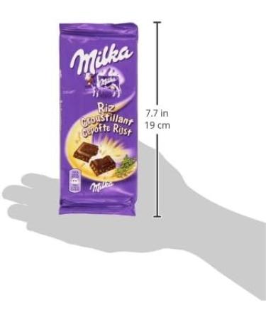 Milka Crispy Rice Chocolate Bar 100g - Pack of 2 - Buy Online on GoSupps.com