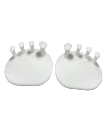 Toe Spacers 1 Pair More Care Isolation Stretcher Practical Pinky Dividers Varus Auxiliary Protector Leg DIY Men Bunion Tool for Silicone Polish Calf Valgus Relief Women Nail