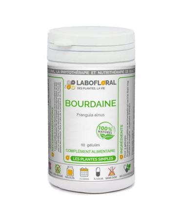 Bourdaine Labofloral 50 Capsules 250 mg - Dietary Supplement - Natural Laxative - Constipation - Made in France