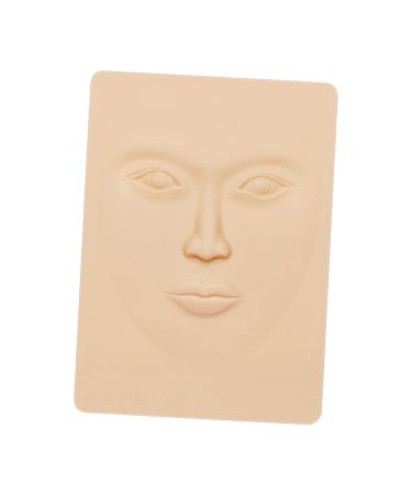 Angoily 1pc Silicone Eyebrow Peel Simulated Skin Training Skin Embroidered Skin Faux Leather Woman Fake Face
