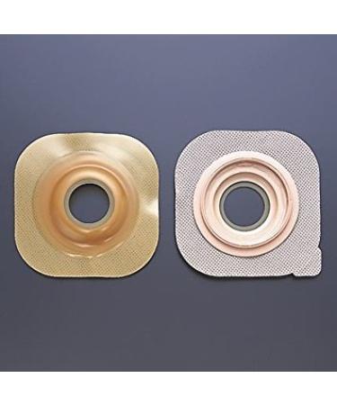 Hollister New Image Pre-Sized Convex Flex Wear Skin Barrier Floating Flange Green Flange 1 3/4" Stoma 1" 5/Bx HOL15504