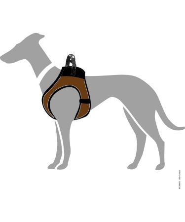 Buy HUNTER HILO Comfort Harness for Small Dogs - Reflective Mesh Brown ML - International Shipping Available - Buy Online on GoSupps.com