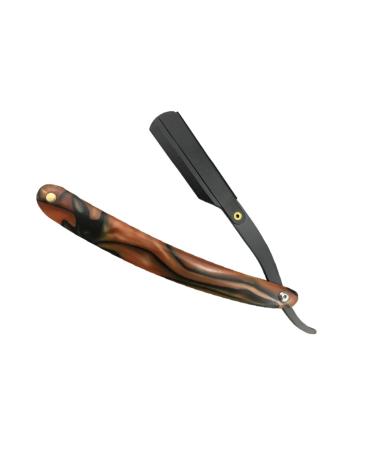 Beaupretty razor made of metal portable portable blacki knife blade Razor Blade cutlery holder Hand razor Safe razor men razor manual hairy knife wooden