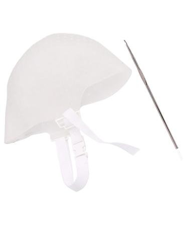 Bonnet de Coiffure de Salon Silicone 2 Pi ces Taille Unique Aiguilles pour Coloration des Cheveux Accessoire Professionnel pour Teinture Pr cise et M ches Faciles