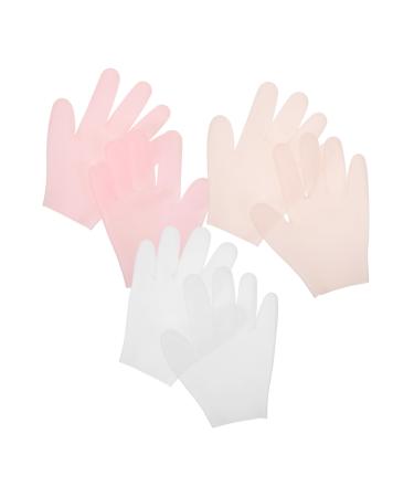 HONMEET 3 Pairs Cover Women Moisturizing Gloves Lotion Gloves Overnight for Women Hand Gloves Moisturizing Overnight Moisturizing Repairing Gloves Dry Hand Gloves