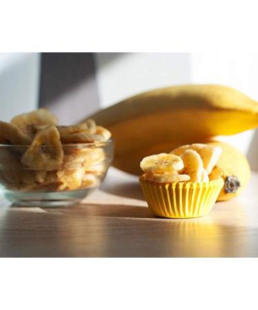 Organic Sweetened Banana Chips 8oz - Non-GMO, Kosher, Vegan - Bulk 0.5lb - Buy Online on GoSupps.com