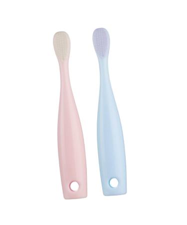 Minkissy 2st toothbrush manual soft toothbrush sweet children's toothbrush toothbrushes for children toothbrush toothbrush with soft bristles soft fur detergent pp