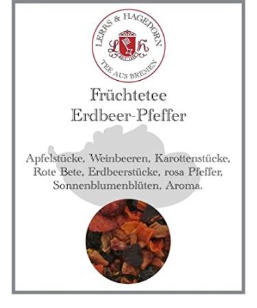 Lerbs & Hagedorn Fruit tea strawberry pepper 250 g