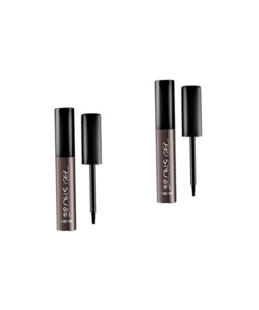 FOMIYES 2pcs Pen Make Off Black Women Up For Gel Eye Waterproof Long-lasting Peel Ladies