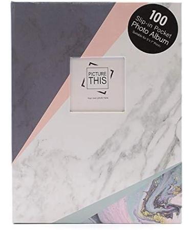 100 Pocket 5x7 Photo Album with Designer Cover - Holds 100 5x7 Photos - Buy Online on GoSupps.com