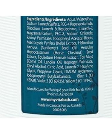 Vitabath Spa Skin Therapy Moisturizing Bath & Shower Gel - Sandalwood 32 oz - Hydrating Body Cleanser & Foaming Bath Gelee - Buy Online on GoSupps.com