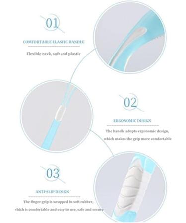 Bailey Double-Sided Tongue Cleaner Scraper - Silicone Brush for Effective Tongue Cleaning & Oral Care - Buy Online on GoSupps.com