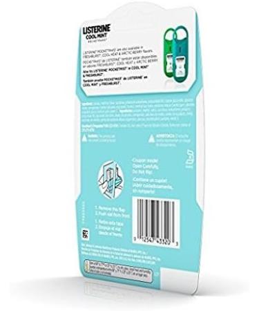 Listerine Pocketpaks Cool Mint 72 Count (Pack of 2) 24 count (Pack of 6) - Buy Online on GoSupps.com