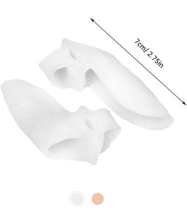Gel Toe Separators for Bunion Relief with 2 Loops - Overlapping Toe Bunion Corrector & Cracked Heel Cream - One Size - Buy Online on GoSupps.com