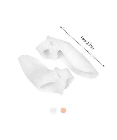 Gel Toe Separators for Bunion Correction and Toe Alignment - Overlapping Toe Corrector Pads with 2 Loops, Suitable for Bunions and Pedicure - One Size Fits Most - Buy Online on GoSupps.com