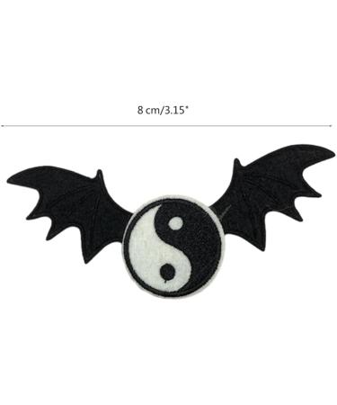 hgnxa Gothic Dark Hair Clip Girls Barrettes Black Hair Clip Devil Wing Hair Clip Set Gothic Bat Wing Versatile Barrettes 1 - Buy Online on GoSupps.com
